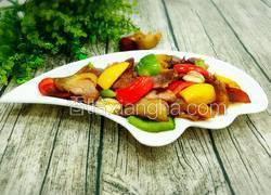 彩椒炒腊肉
