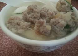 冬菜豆腐丸子汤
