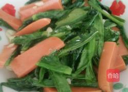 蒜蓉油麦菜的做法图解6