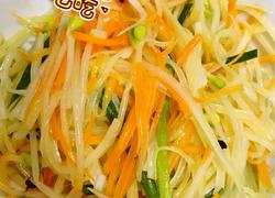 五彩豆芽菜土豆丝
