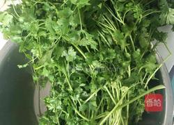 香菜饺子的做法图解1