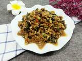 彩椒皮蛋炒肉末的做法[图]