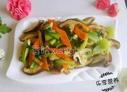 香菇炒油菜