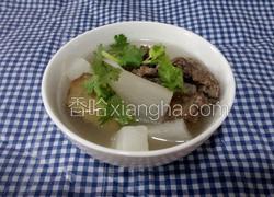 白萝卜炖牛杂
