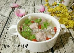 白萝卜肉圆汤