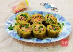 苦瓜酿肉的做法图解7