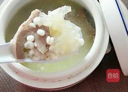 薏米银耳百合冰糖炖猪心的做法图解11