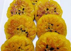南瓜豆沙饼