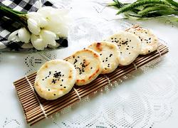 小馒头黑芝麻煎饼
