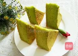绿色戚风蛋糕的做法图解12
