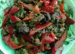 红辣椒炒蛤蜊肉干