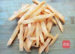 胡萝卜炒豇豆的做法图解3