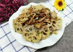 藕片炒肉丝