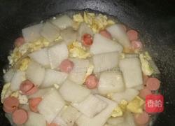 鸡蛋火腿山药的做法图解5