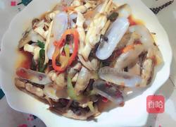 炒蛏子的做法图解4