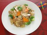 杏鲍菇炒肉丝