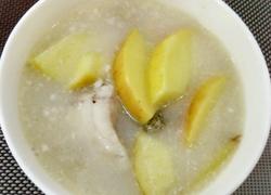 牛奶苹果鱼块汤