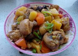 土豆胡萝卜炖鸡腿