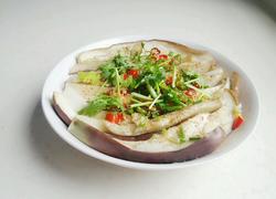 凉拌茄子（酸甜香辣）