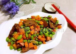 青豆炒腊肉