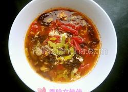 蕃茄苦瓜紫菜蛋花汤