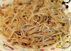 豆腐皮炒绿豆芽