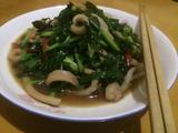 韭菜炒鱿鱼