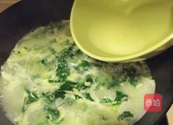 菠菜豆腐瘦肉海米蛋花汤的做法图解10