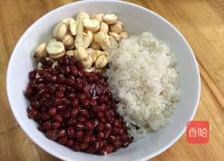 莲子红豆海带粥的做法图解4