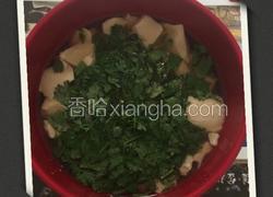 嫩豆腐花咸菜汤