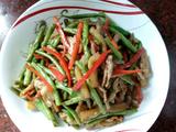 豆角茄子炒肉