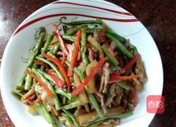 豆角茄子炒肉的做法图解8