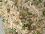 豆角炒面条