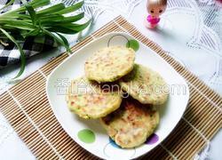 芹菜叶火腿煎饼