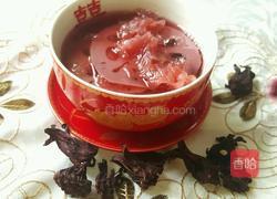 洛神花莲耳汤的做法图解4