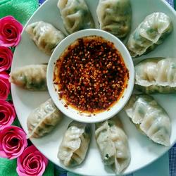 素馅玻璃饺子