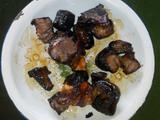 酱油爆炒熟羊肉