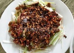 大葱拌水豆豉