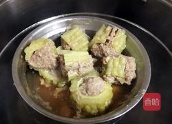 苦瓜酿肉的做法图解6