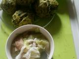 窝头与油条生菜汤更配哦