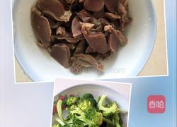 西兰花炒鸡胗的做法图解1