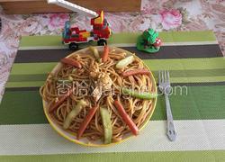丝瓜火腿鸡蛋炒意大利面