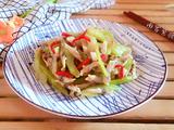 西芹炒蛏肉