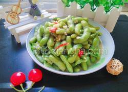 青椒五香毛豆