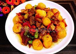 土豆泥球烧牛肉