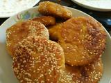 芝麻南瓜饼