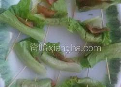 生菜卷培根