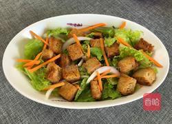 生菜面包沙拉的做法图解5