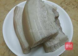 蒜苔炒肉的做法图解2