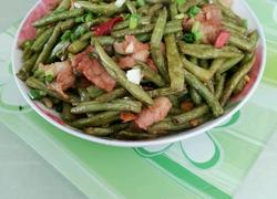 干煸豆角炒肉片